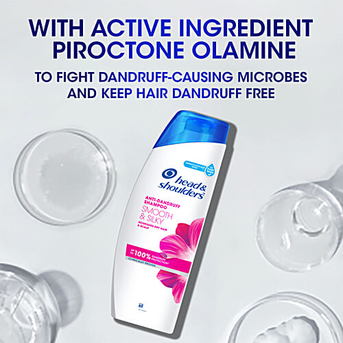 Head & Shoulders Anti-Dandruff Shampoo - Smooth & Silky, 180 ml  Upto 100% Dandruff Free