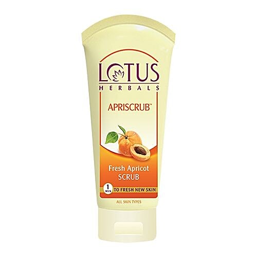 Lotus Herbals Apriscrub Fresh Apricot Scrub, 100 g  