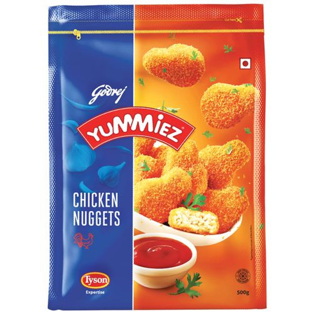 Godrej Yummiez Yummiez Nuggets - Chicken, 500 g Pouch