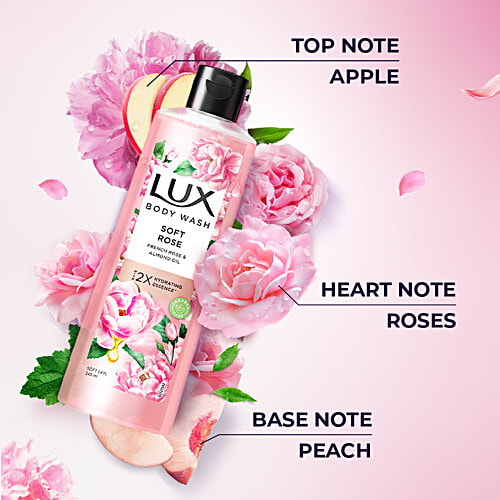 Lux Shower Gel   French Rose Fragrance & Almond Oil Bodywash, 245 ml  