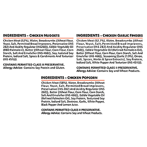 Yummiez Chicken Nuggets - Nonveg Party Pack, 600 g Pouch 