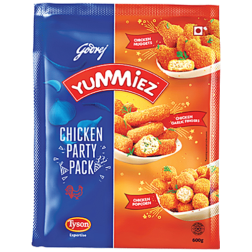 Yummiez Chicken Nuggets - Nonveg Party Pack, 600 g Pouch 