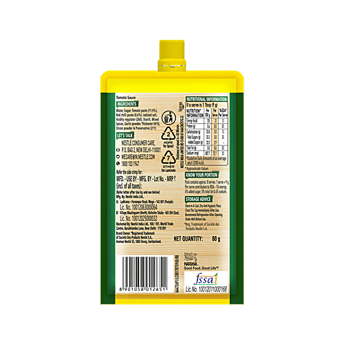 Maggi Hot & Sweet Tomato Chilli Sauce, 80 g Pouch