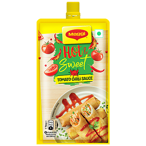 Buy Maggi Sauce Hot And Sweet Tomato Chilli 90 Gm Pouch Online at the