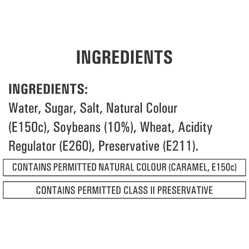 Ching's Secret Secret Dark Soy Sauce, 750 g Bottle Zero Fat