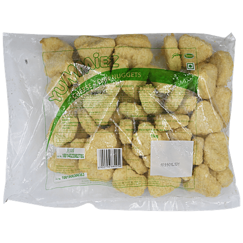 Godrej Yummiez Nuggets - Cheese Corn, 1 kg Pouch Zero Trans Fat