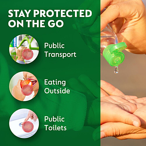 Dettol Original Instant Hand Sanitizer, 52 ml Bottle Alcohol Based, Kills 99.9% of Germs without Water