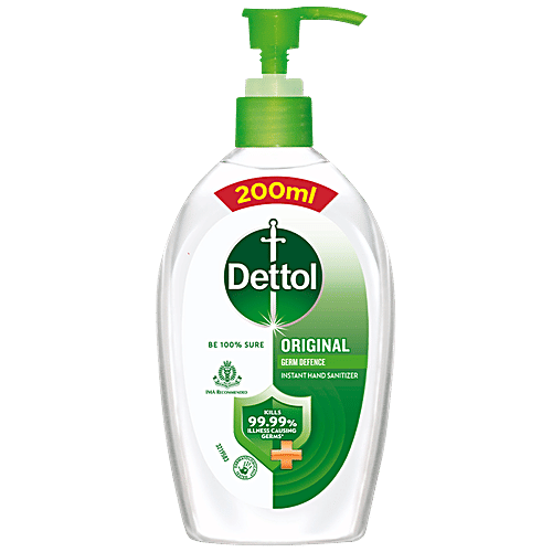 Buy Dettol Hand Sanitizer Germ Protection Original 200 Ml Online At