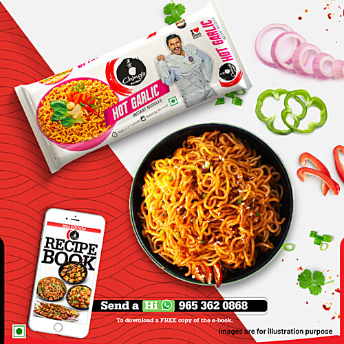 Chings Secret Hot Garlic Instant Noodles, 240 g Pouch 