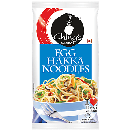 Chings Secret Egg Hakka Noodles, 150 g Pouch 