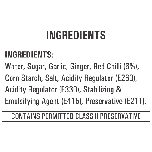 Chings Secret Red Chilli Sauce, 200 g Bottle 