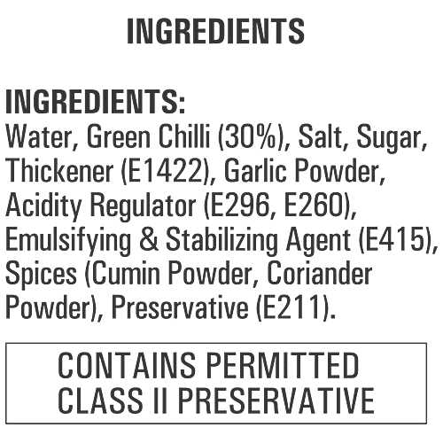 Chings Secret Green Chilli Sauce, 680 g Bottle 