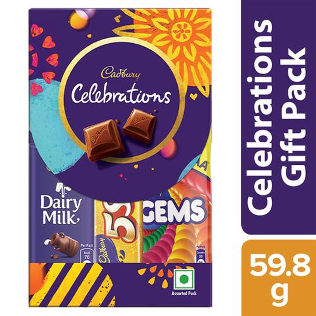Cadbury Celebrations Chocolate Gift Pack, 59.8 g 