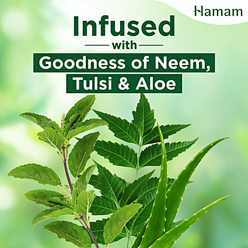 Hamam  100% Pure Neem Oil Soap, 150 g (Pack of 3) 