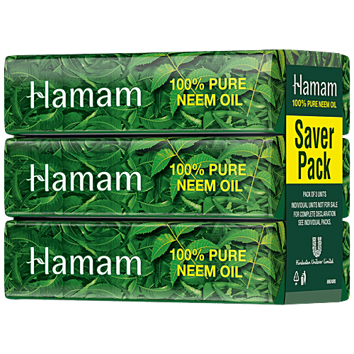 Buy Hamam Bathing Soap With Neem Tulsi Aloe Vera 150 Gm Online At Best