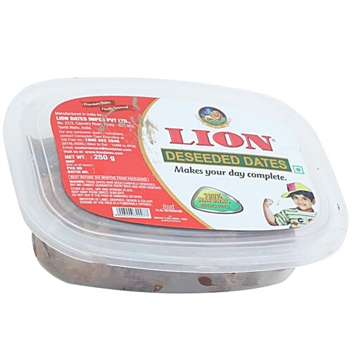 Buy Lion Dates Deseeded 250 Gm Box Online At Best Price of Rs 82