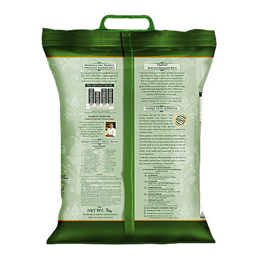 Daawat  Basmati Rice/Basmati Akki - Biryani, 5 kg Bag 