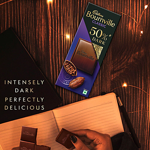 Cadbury Bournville Rich Cocoa 50% Dark Chocolate Bar, 30 g  Made With Ghanian Cocoa and Slow Roasted Beans