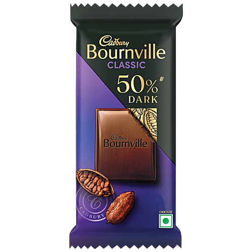 Cadbury Bournville Rich Cocoa 50% Dark Chocolate Bar, 30 g  Made With Ghanian Cocoa and Slow Roasted Beans