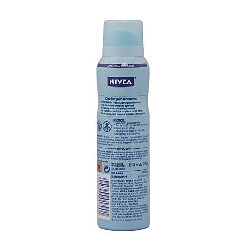 Nivea Deodorant - Energy Fresh, 150 ml Bottle 