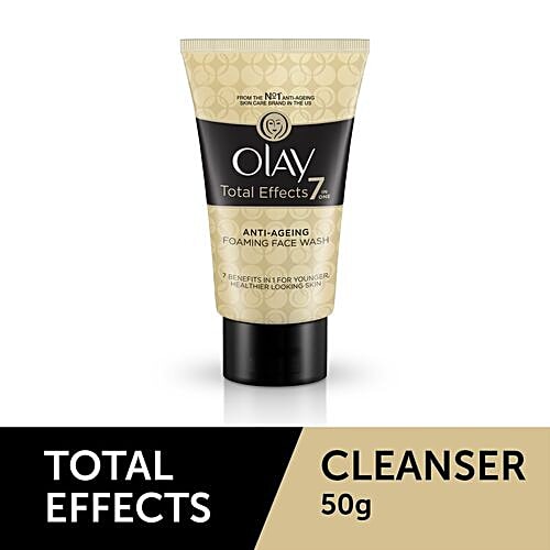 Buy Olay Face Wash Cleanser Total Effects Anti Ageing 50 Gm Tube Online
