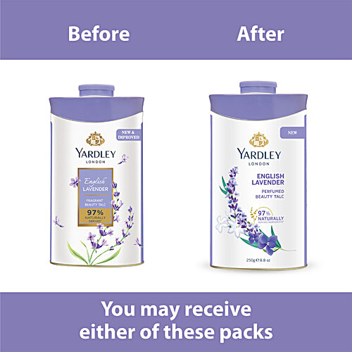 Yardley London English Lavender Fragrant Beauty Talc, 250 g