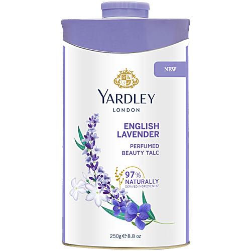 Yardley London English Lavender Fragrant Beauty Talc, 250 g
