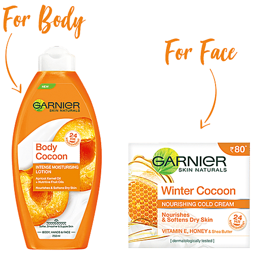 Garnier Moisturise Lotion - Body Cocoon, 250 ml  