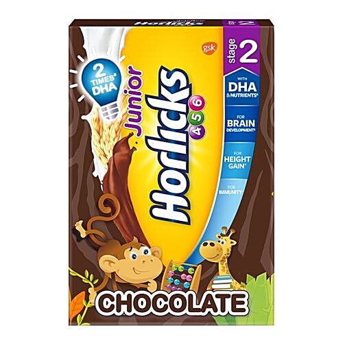 Buy Horlicks Junior Health Nutrition Drink Chocolate Flavour Stage 2 4