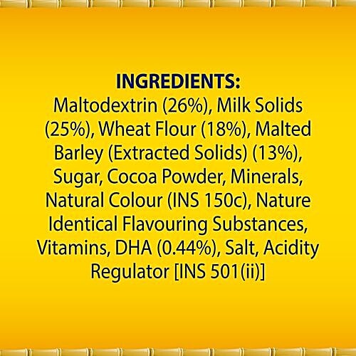 Horlicks Junior Health & Nutrition Drink - Chocolate Flavour, Stage 2, 4-6 years, 500 g Carton 