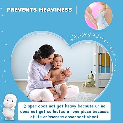 Mamypoko Extra Absorb Diaper Pants - L, 9-14 kg, Crisscross Absorbent Sheet, Upto 12 Hours Absorption, 32 pcs  
