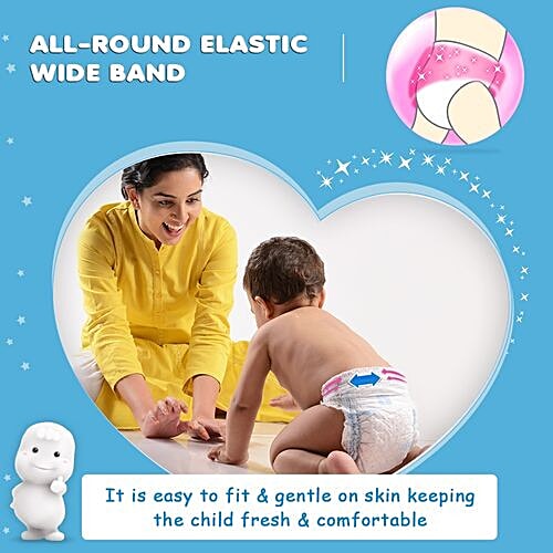 Mamypoko Extra Absorb Diaper Pants - L, 9-14 kg, Crisscross Absorbent Sheet, Upto 12 Hours Absorption, 32 pcs  