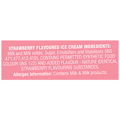 Dairy day Ice Cream - Strawberry Delight, 500 ml Box 