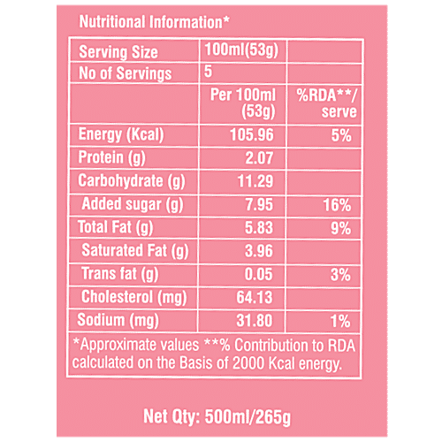 Dairy day Ice Cream - Strawberry Delight, 500 ml Box 