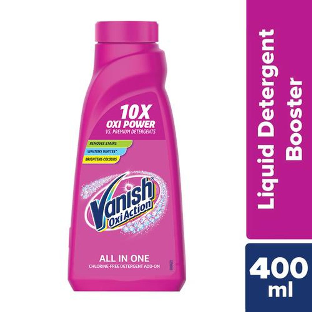 Vanish All in One Liquid Detergent Booster, 400 ml 