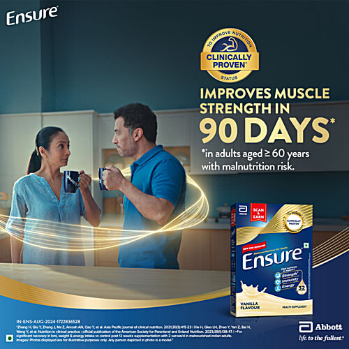 Ensure Nutritional Powder - Vanilla Flavour, 1 kg Carton 