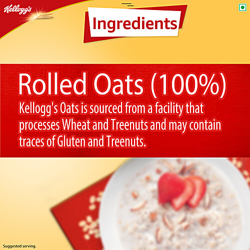 Kellogg's Oats Trusted By Nutritionists, 450 g Goodness of Protein & Fibre
