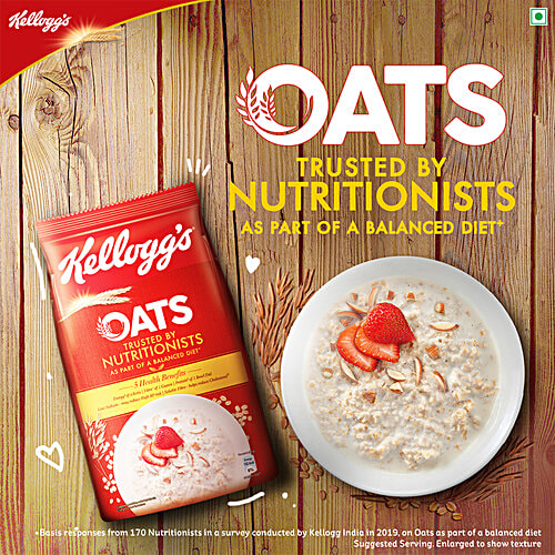 Kellogg's Oats Trusted By Nutritionists, 450 g Goodness of Protein & Fibre