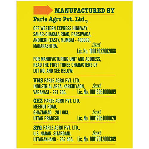 Frooti Mango Drink, 125 ml Zero Fat