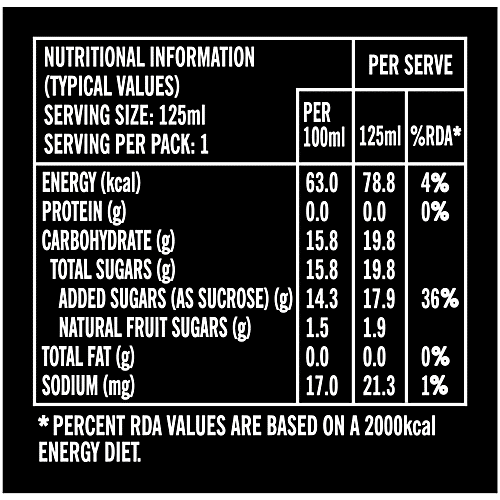 Appy Apple Juice Drink, 125 ml  