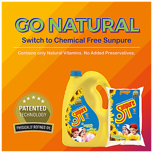 Buy Sunpure Refined Sunflower Oil 1 Ltr Pouch Online At Best Price of