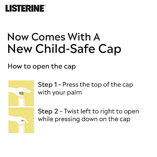 Listerine Mouthwash Liquid - Original, 500 ml Bottle