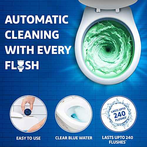 Harpic Flushmatic In-Cistern Toilet Cleaner Block - Citrus, 100 g  