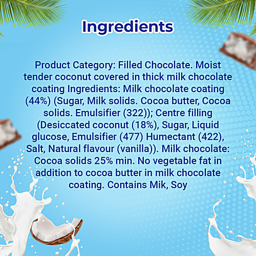 Bounty Miniatures Coconut Filled Chocolates, 150 g  