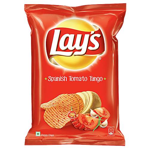 Buy Lays Potato Chips Spanish Tomato Tango 95 Gm Online At Best Price