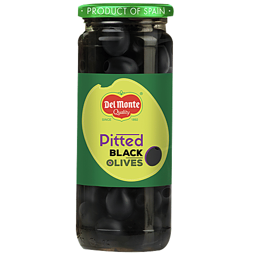 Buy Del Monte Black Olives Pitted 450 Gm Jar Online At Best Price of Rs