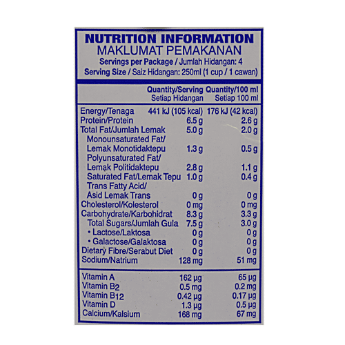 Soyfresh Soya Milk, 1 L Carton Added Calcium & Source of Protein