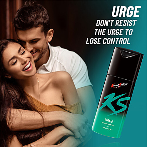 KamaSutra Deodorant Spray For Men - Urge, 150 ml Bottle 