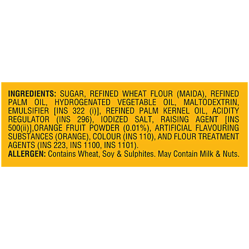 Dukes  Waffy Orange Flavoured Wafers, 55 g  Creamy & Crunchy, With Real Orange Extracts