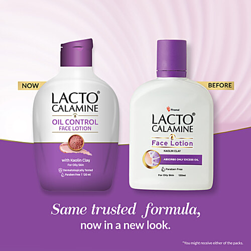 Lacto Calamine Kaolin Clay Face Lotion For Oily Skin, 120 ml  